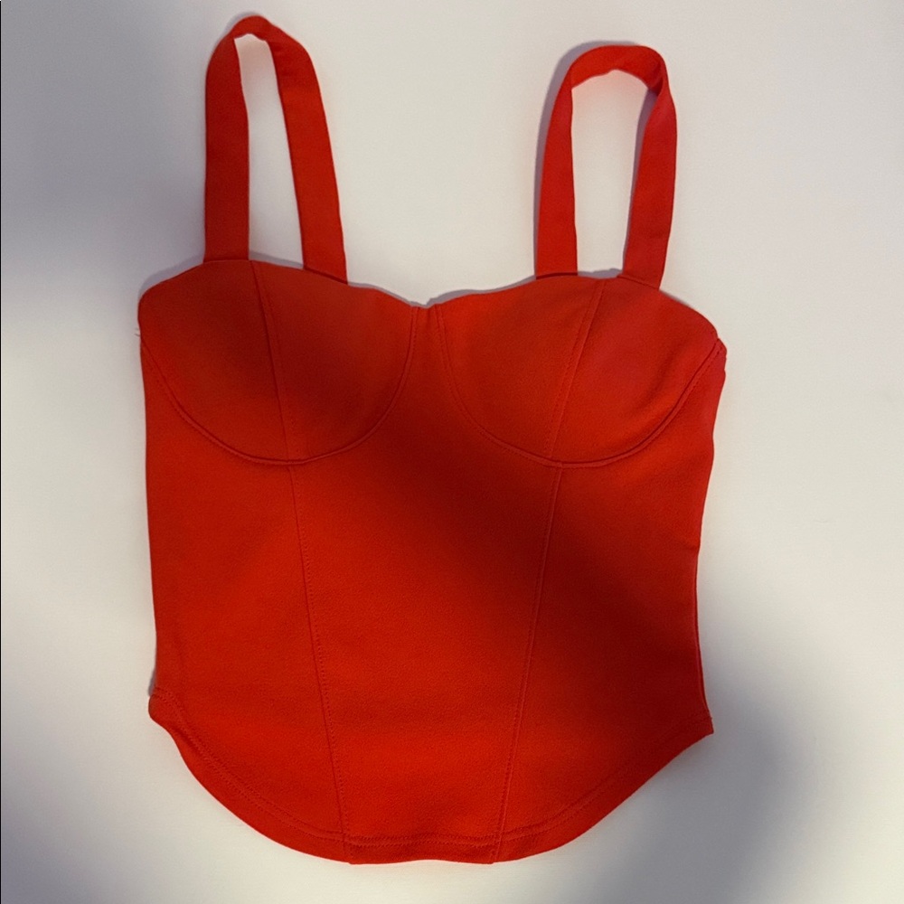 Chocolate Vibrant Red Top